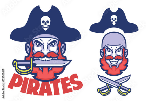 pirate head mascot