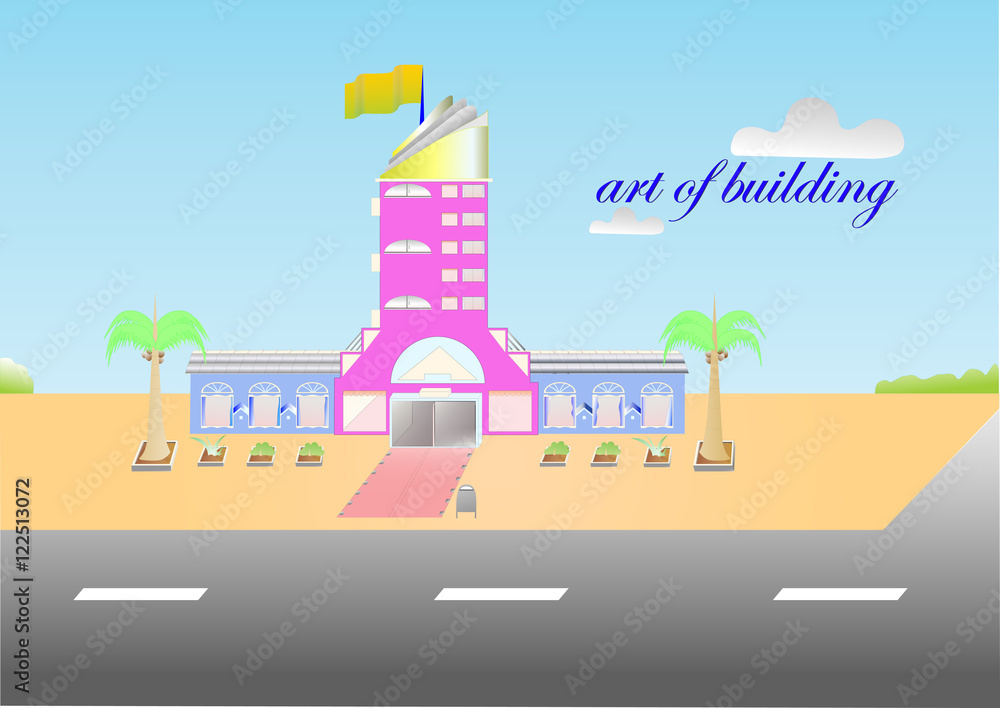 art of building cartoon illustration