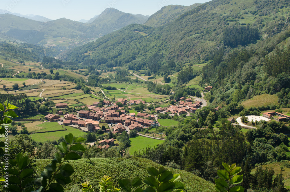 Village of Carmona, Cantabria.