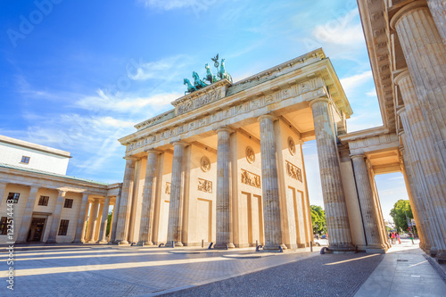 Brandenburg gate of Berlin, Germany photo