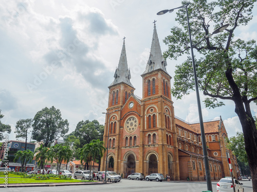 Notre Dame cathedral in Ho Chi Minh City, Vietna