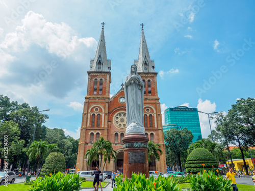 Notre Dame cathedral in Ho Chi Minh City, Vietna