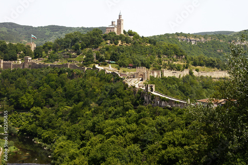 Veliko Tarnovo viewed from Tsarevets fortress, Bulgaria