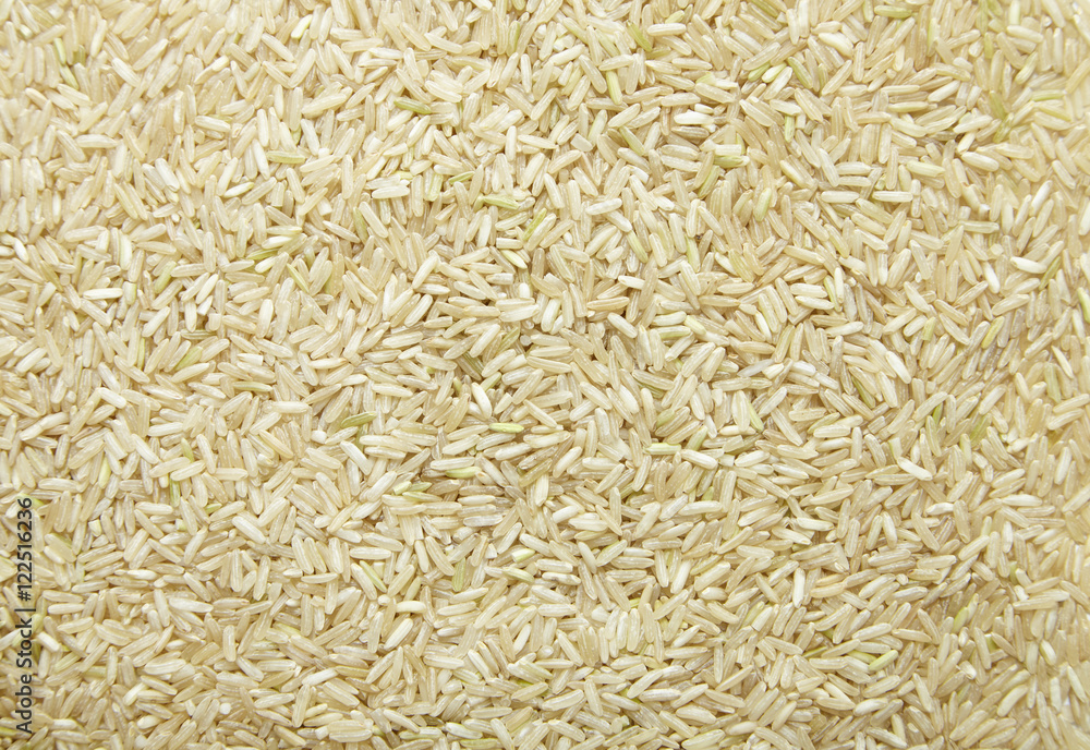A full page of uncooked rice background texture
