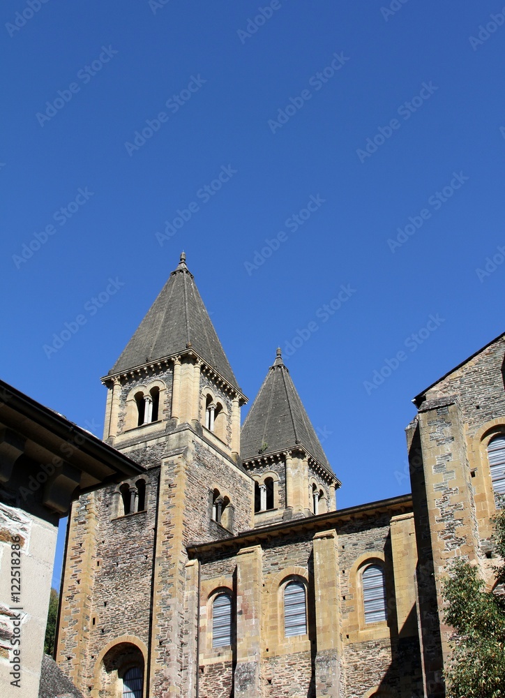 Conques,village médiéval en Aveyron