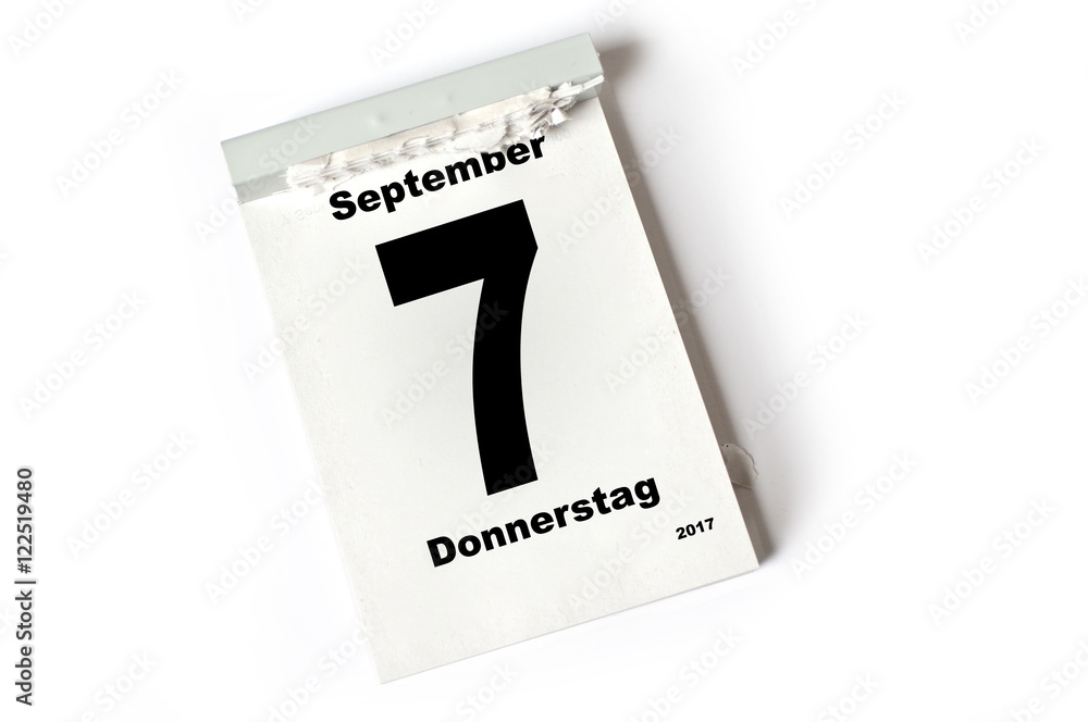 7. September 2017 7. September 2017