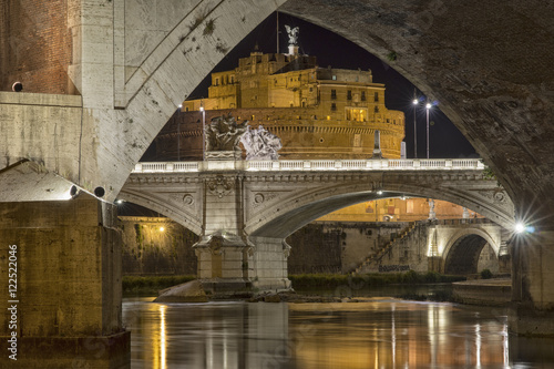 Castel Sant'Angelo, angel castle, tiber, river, rome, italy,  © byka82