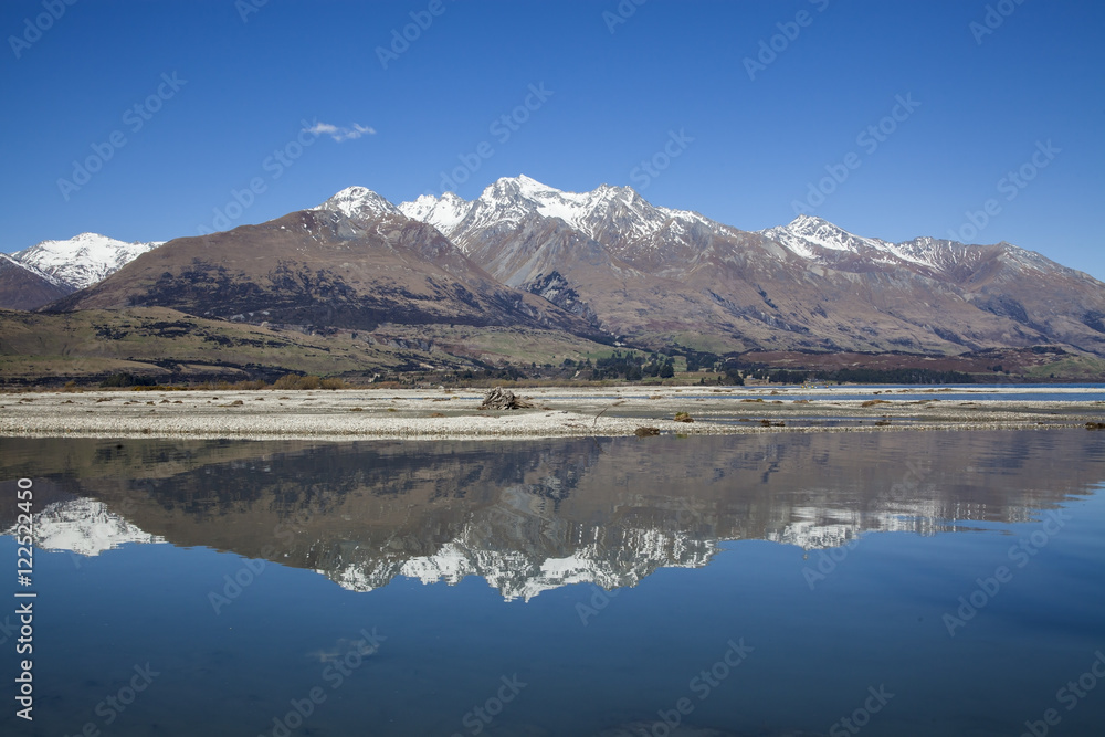 Mountain peak in New Zealand