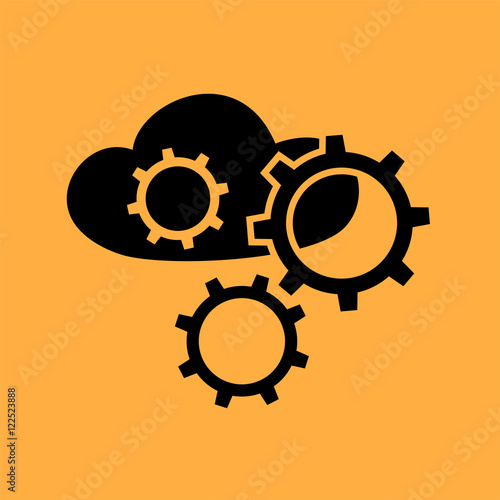 tech cloud symbol