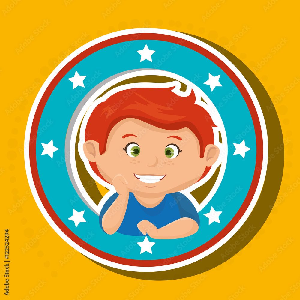 icon cartoon child boy happy vector illustration eps 10 icon cartoon child boy happy vector illustration eps 10