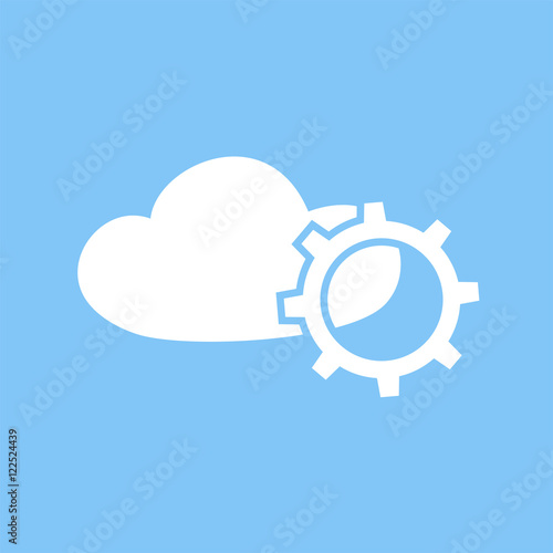 tech cloud symbol