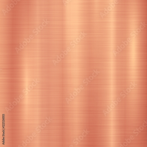 Bronze metal technology background with polished, brushed metal texture, chrome, silver, steel, aluminum, copper for design concepts, web, prints, posters, wallpapers, interfaces. Vector illustration.