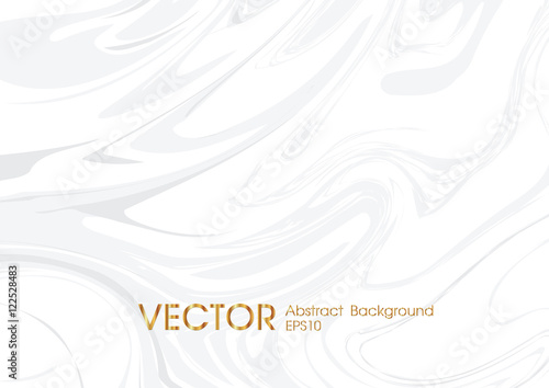White and black abstract marble texture Vector background