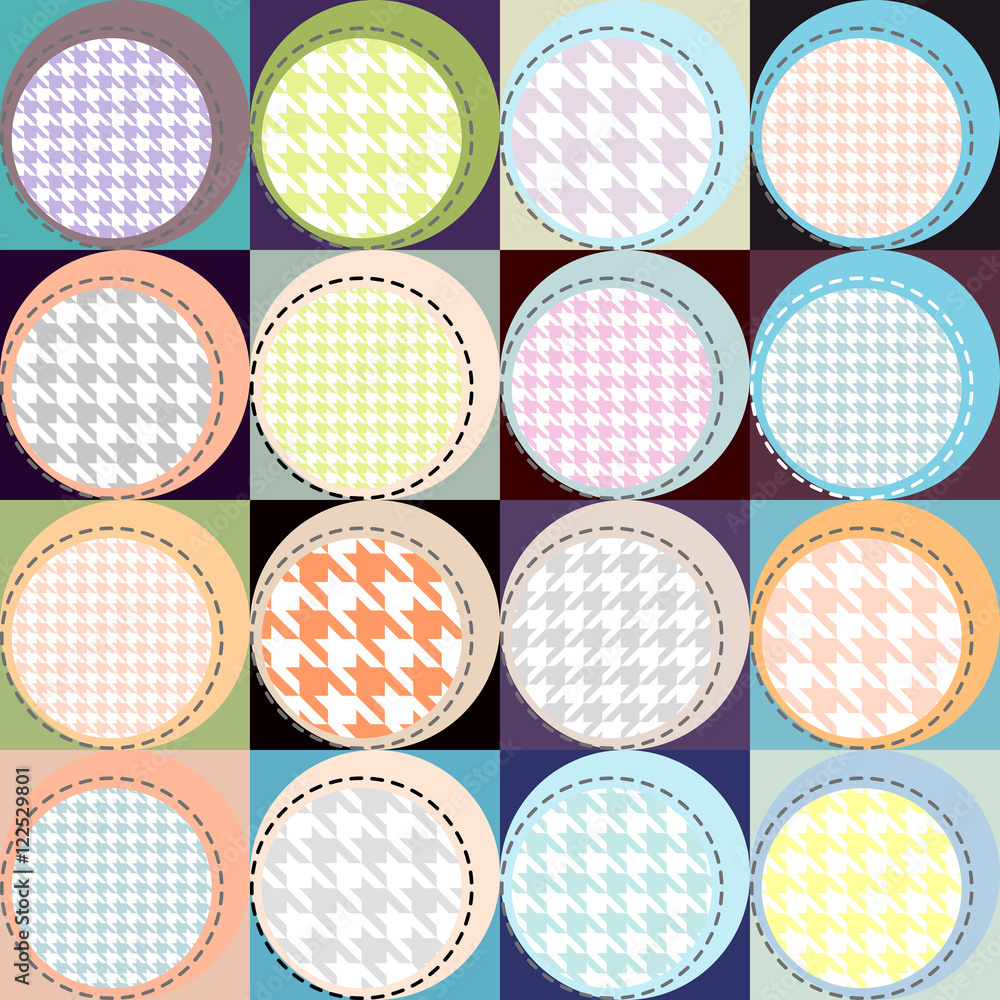 Geometric polka dot pattern Geometric polka dot pattern