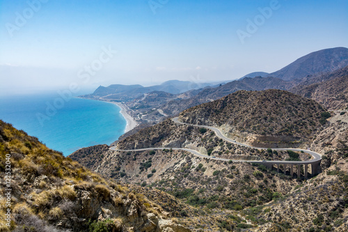 Amazing landscape of Cabo de Gata Natural Park (Cabo de Gata-Níjar), Almeria region, Spain photo