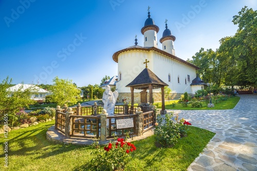Fotótapéta Varatec orthodox church monastery protected by unesco heritage, Varatec - Agapia