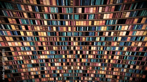 Bookshelf(loop 4K)