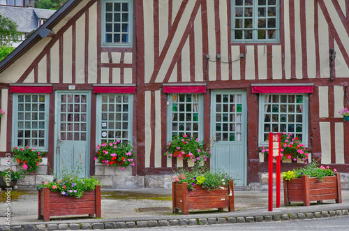 Saint Wandrille Rancon, France - june 22 2016 :  the village photo