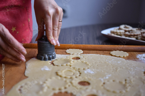 Making home cookies