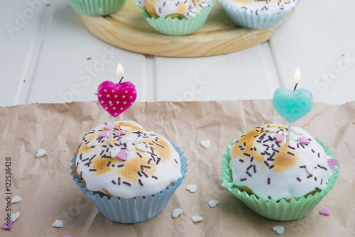 cupcakes with decorations for special day