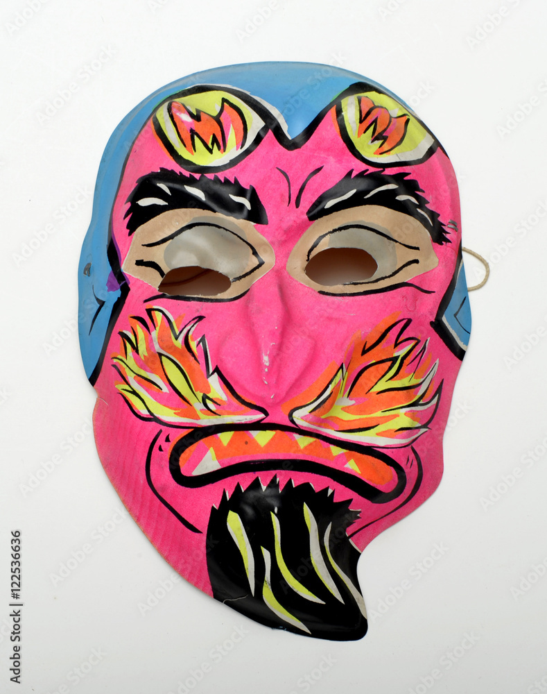 Obraz premium Devil Vintage Halloween Mask