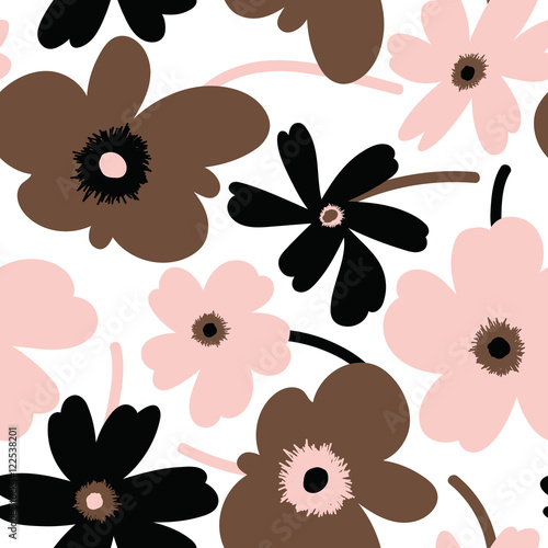 Elegant floral seamless pat...