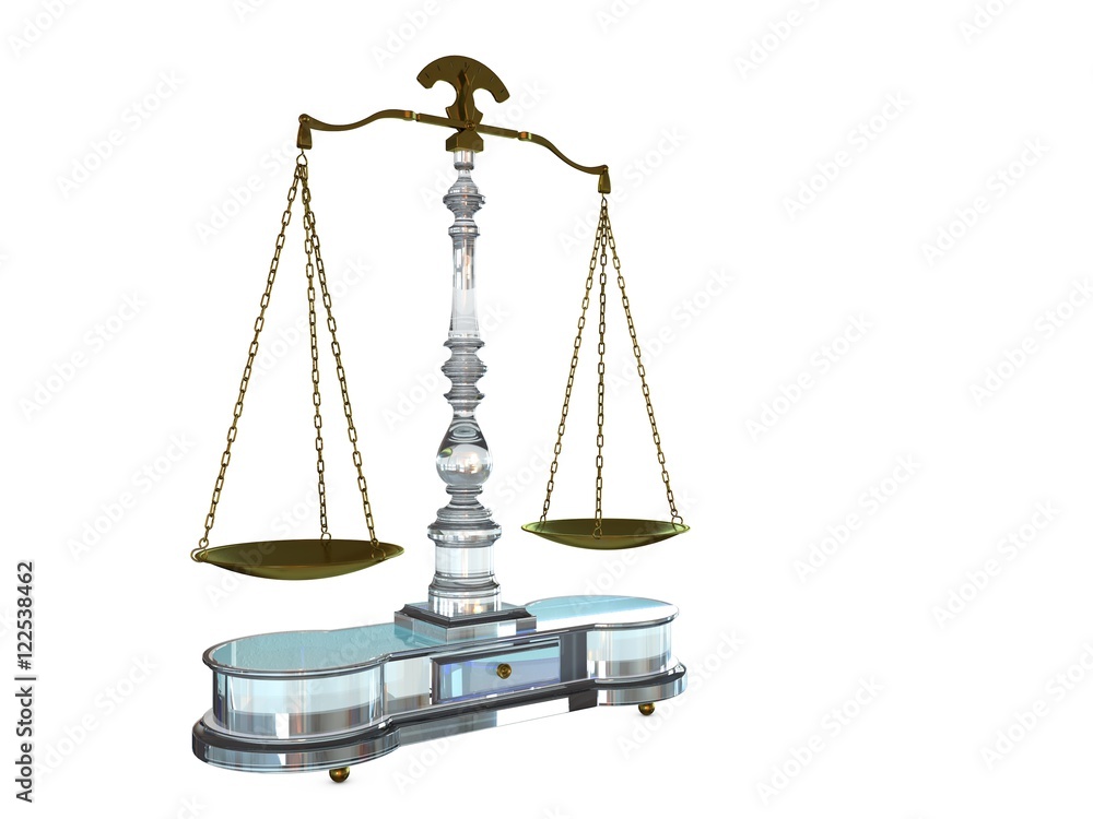 Glass or diamond scales perspective. 3D rendering. Glass or diamond scales perspective. 3D rendering.