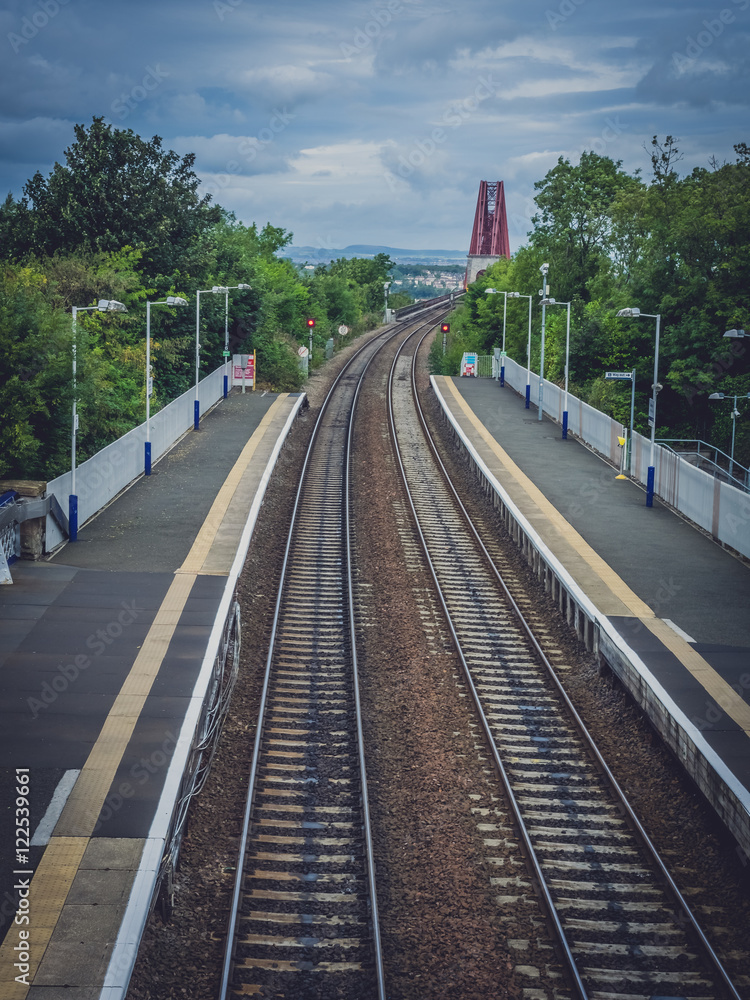 Fototapeta premium North Queensferry train station