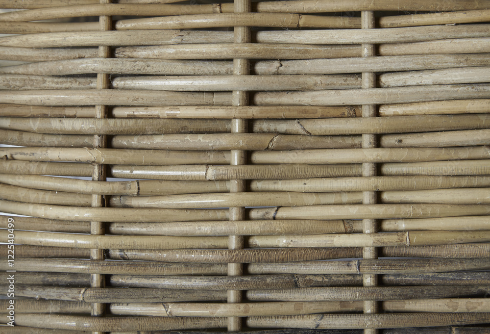 A full page of a brown woven hamper background texture A full page of a brown woven hamper background texture