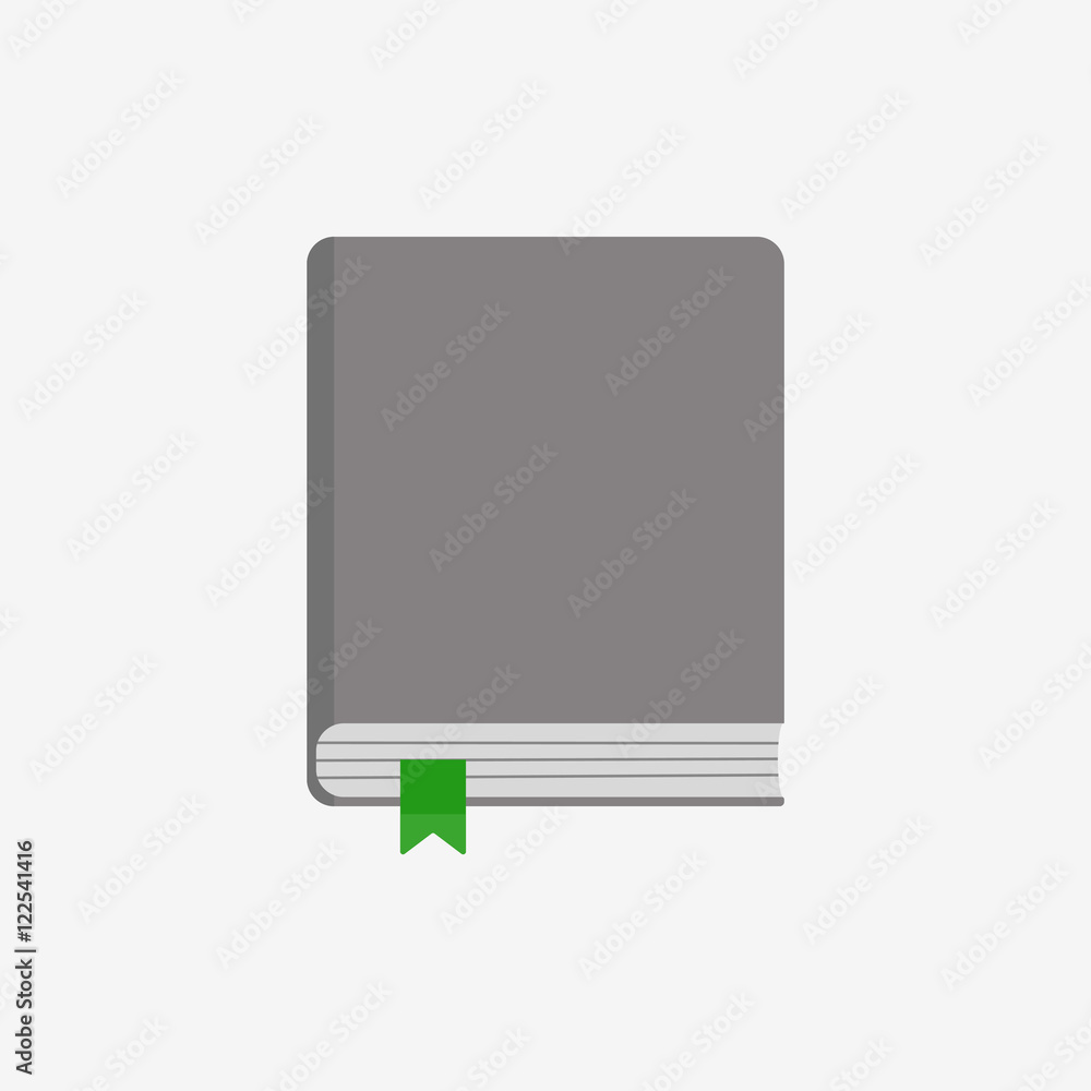 Blank book cover over white background Blank book cover over white background