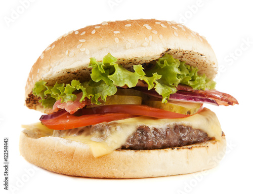 Delicious grilled burger