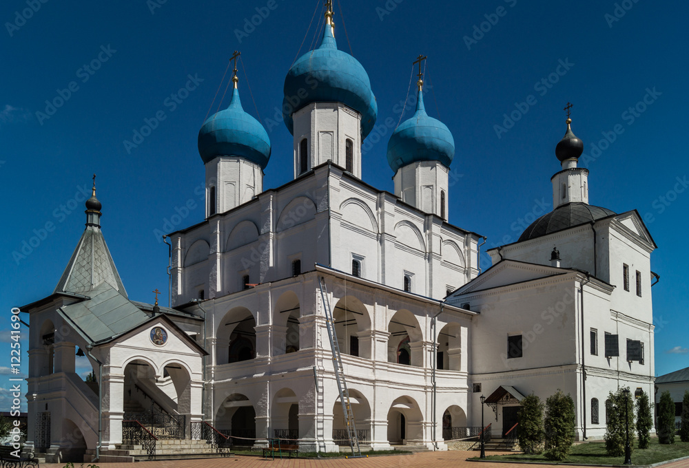 A view of Vysotsky monastery, Serpukhov city,Moscow region.