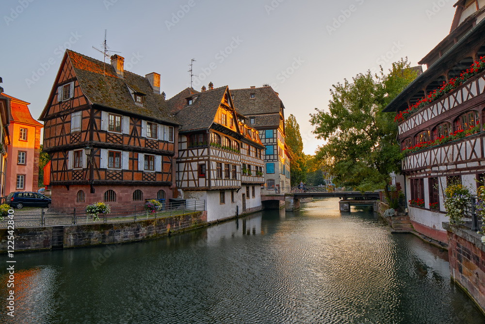 Half-timbered houses in Strasbourg