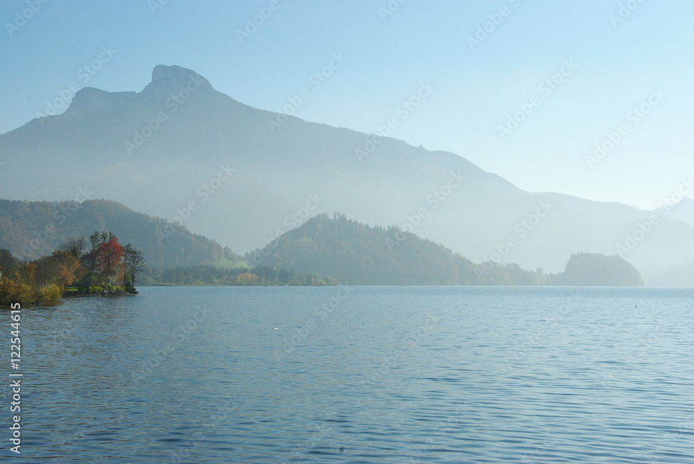 The Schafberg from the Mondsee