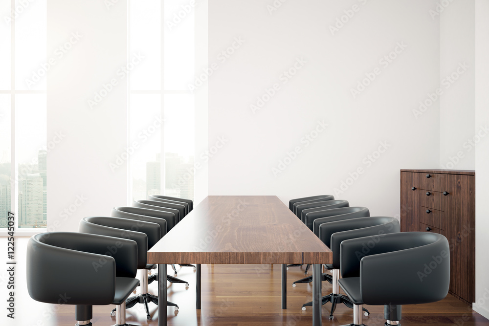 Interior with table and chairs Interior with table and chairs