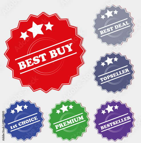 Best seller badges