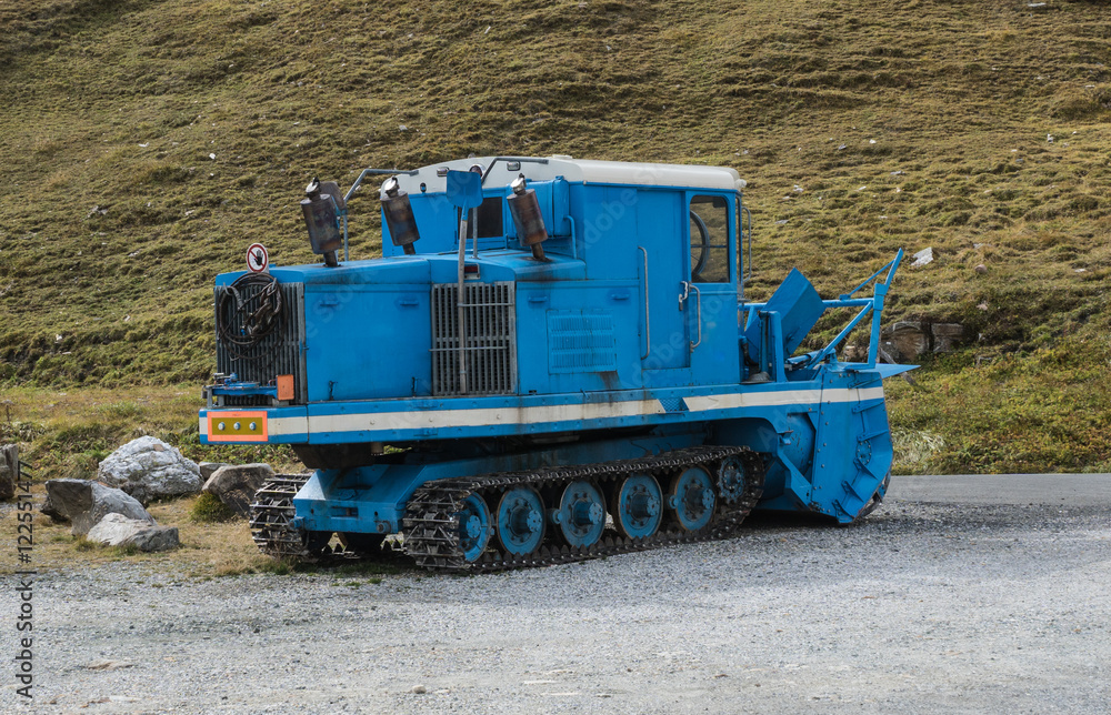 Schneefräse am Großglockner