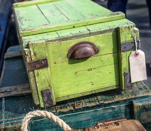 Фотография Vintage Wooden Boxes.