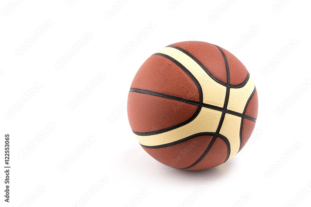 Basketball isolated on white