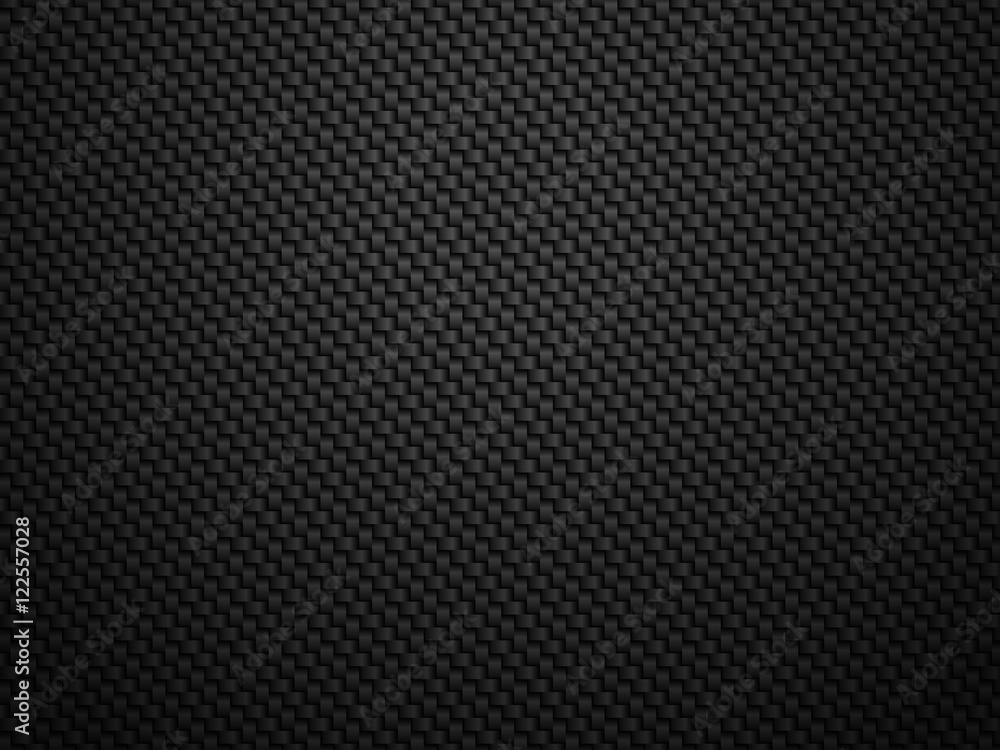 Vector black carbon fiber volume background. Abstract cloth