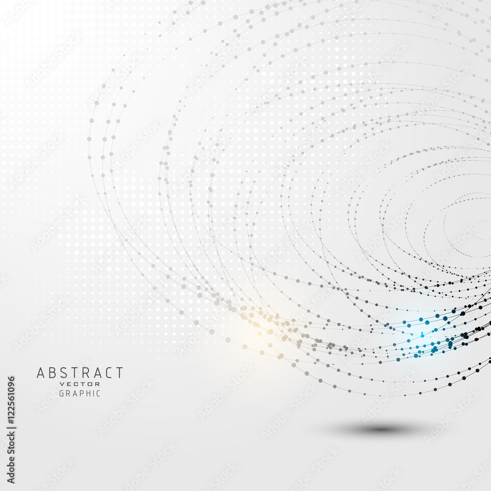 Abstract geometric graphic vector. Dots and lines shape. Interne Abstract geometric graphic vector. Dots and lines shape. Interne