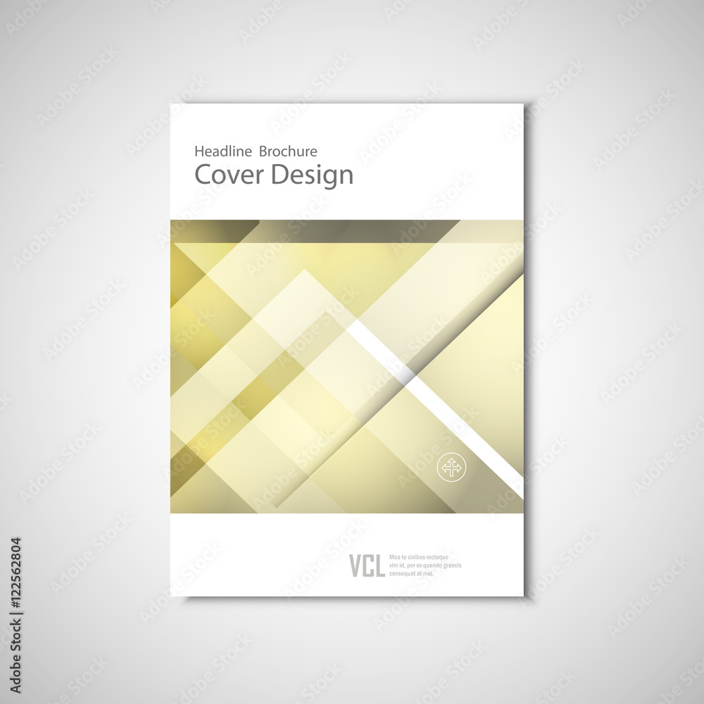 Fototapeta premium Abstract vector flyers brochure, annual report, modern templates. Design for Business Presentations