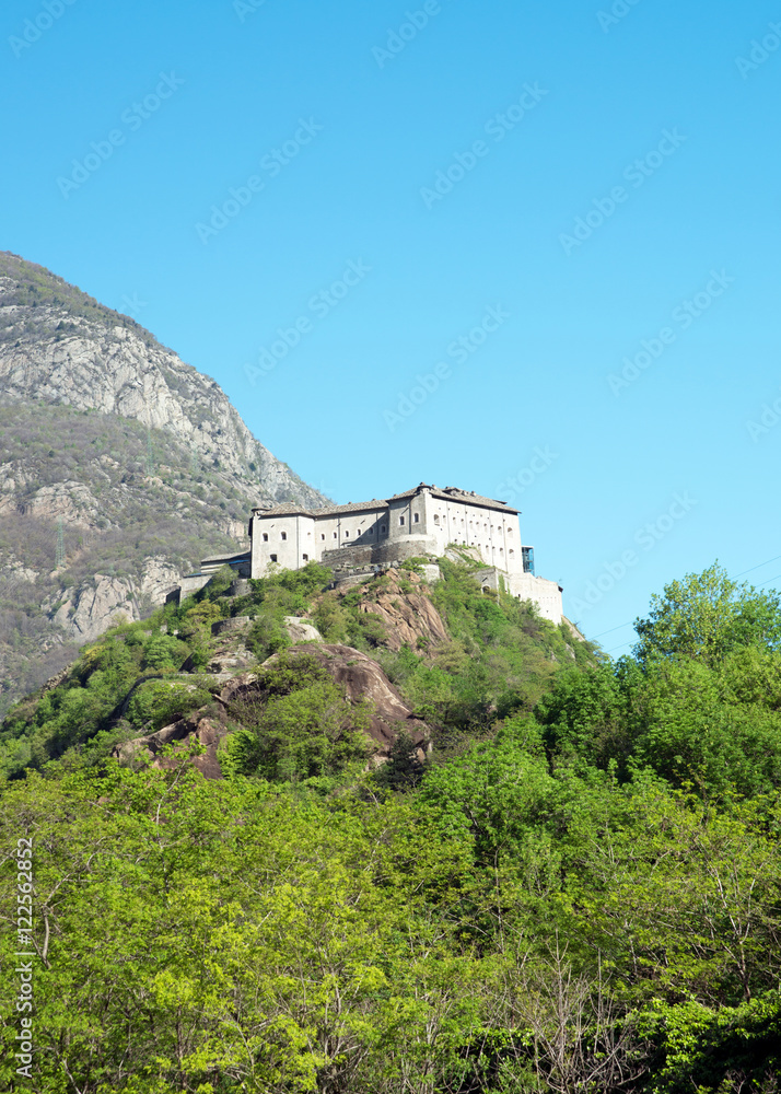 Fototapeta premium Fort Bard, Aosta Valley, Italy