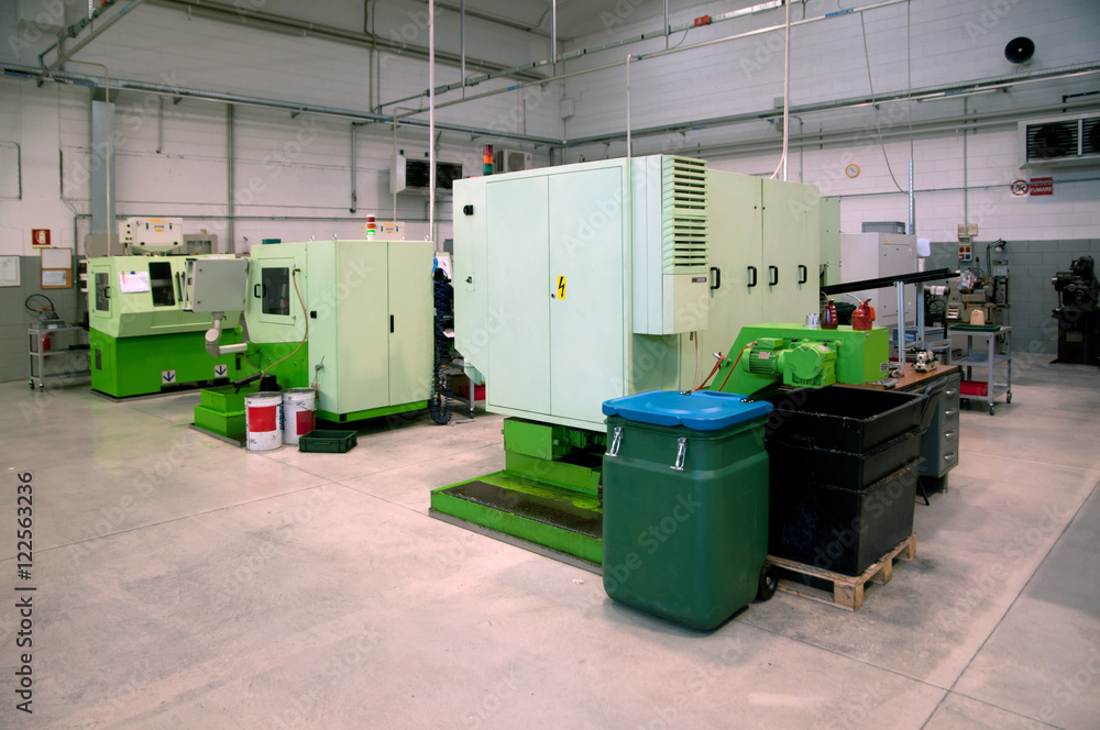 Machine tools with Computer Numerical Control (CNC) Machine tools with Computer Numerical Control (CNC)
