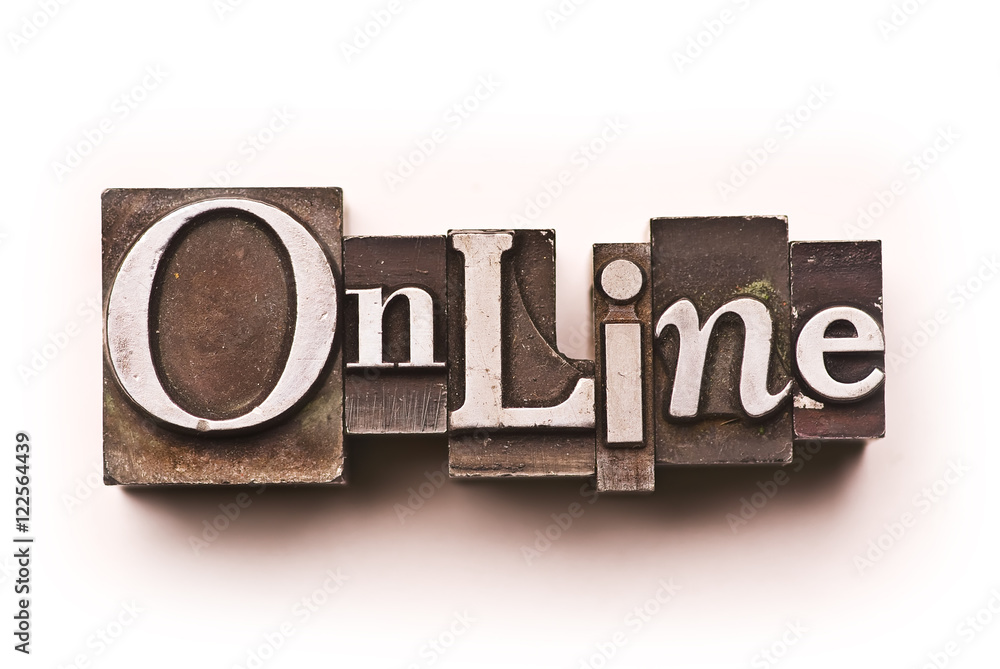 Naklejka premium Online