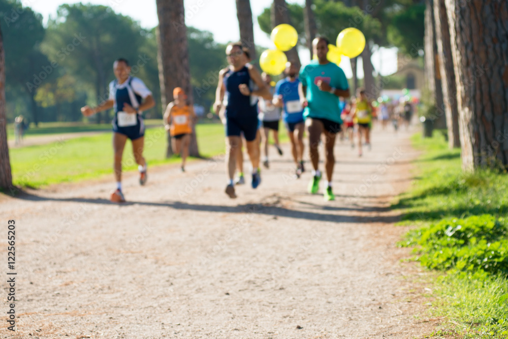 runners in marathon in a park abstract, blurry
runners in marathon in a park abstract, blurry