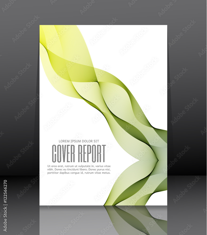 Template design for cover. Banner in A4 size. Abstract background