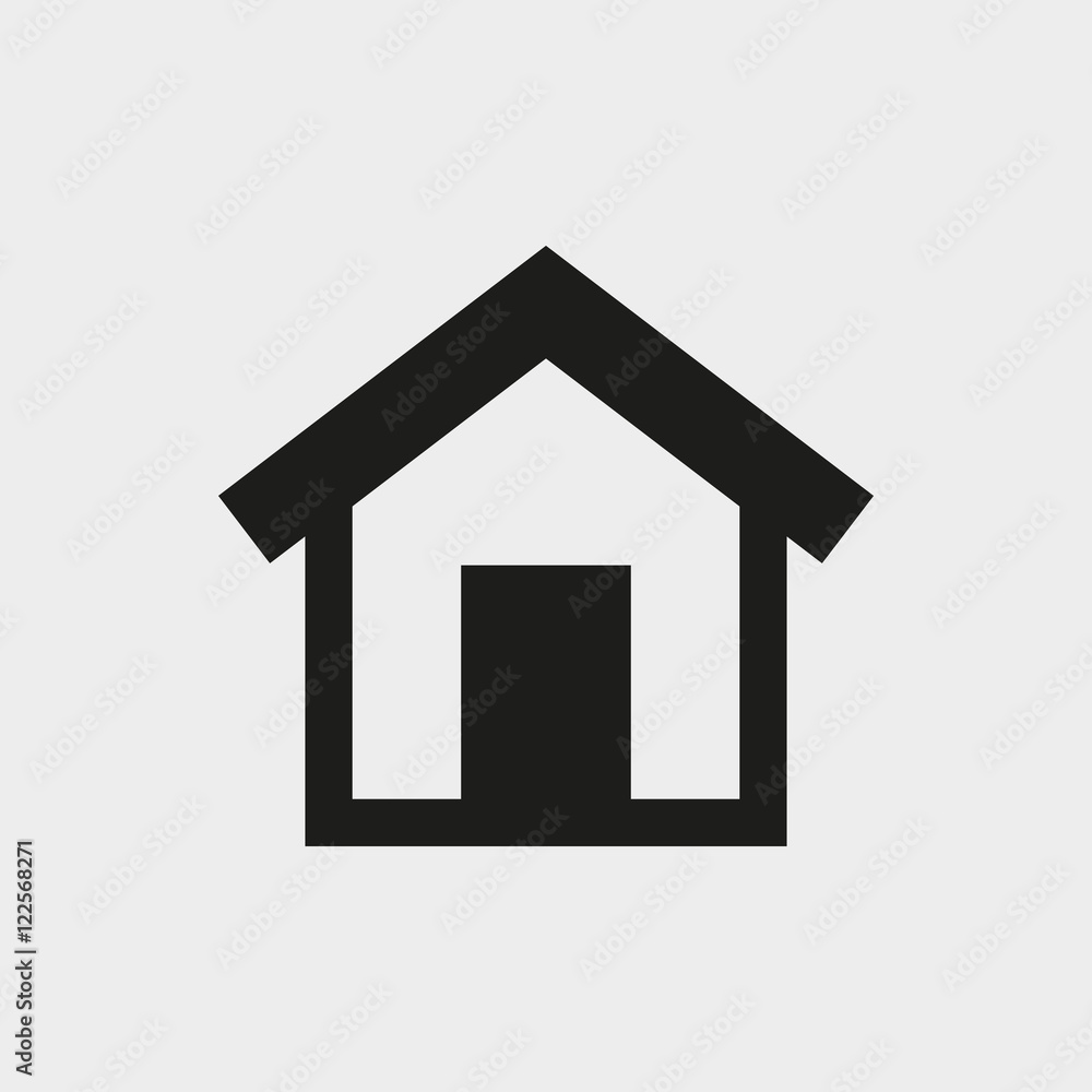 home icon stock vector illustration flat design home icon stock vector illustration flat design