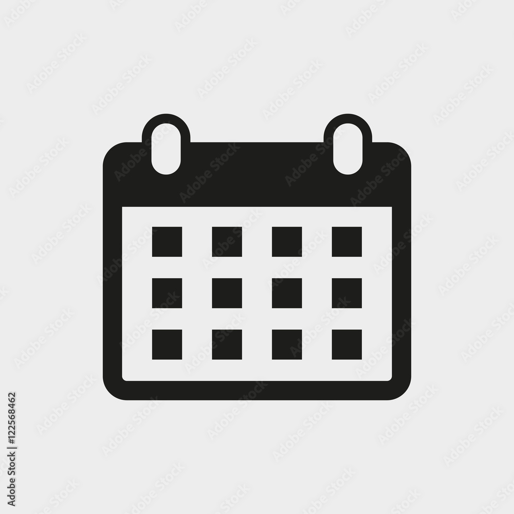 calendar icon stock vector illustration flat design calendar icon stock vector illustration flat design