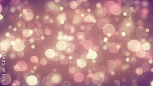 Yellow magenta circle bokeh...